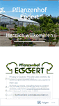 Mobile Screenshot of eggert-pflanzenhof.de